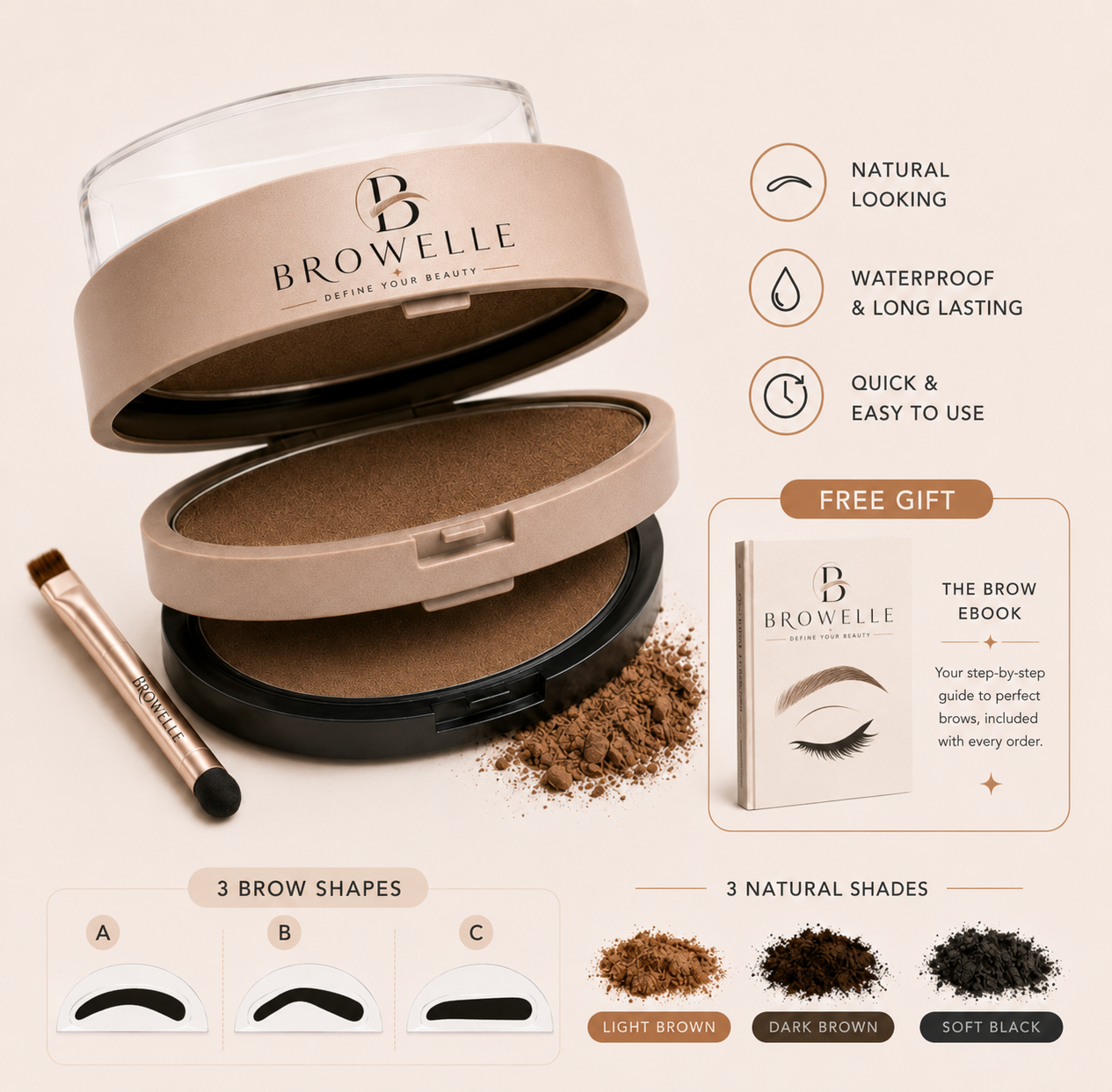 Browelle - Perfect Brows in 5 Seconds